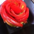 トマトde薔薇の花♪