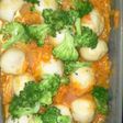 冷たい洋風小芋の和え物