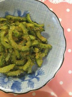 苦味減少!ゴーヤの味噌マヨ炒め-レシピのメイン写真