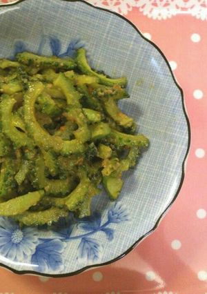 苦味減少！ゴーヤの味噌マヨ炒め-レシピのメイン写真