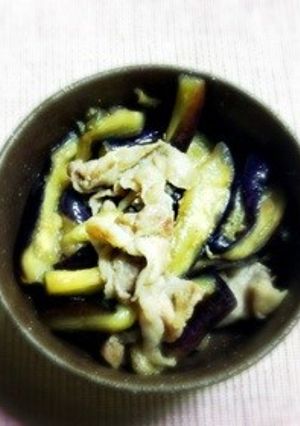 おナスと豚肉の甘辛さっぱり煮☆-レシピのメイン写真