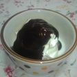 マスカルポーネのチョコシロップ掛け♪