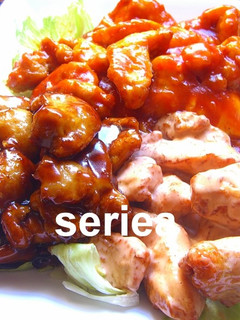 鶏むね肉三種の彩り盛り-レシピのメイン写真
