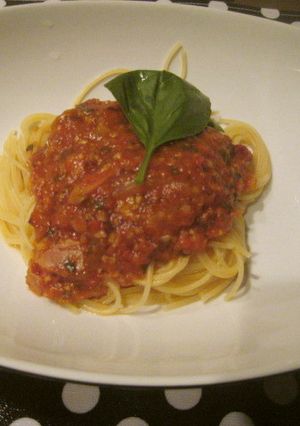 フレッシュトマトのバジルソースパスタ-レシピのメイン写真