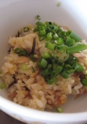 なめたけの炊き込みごはん-レシピのメイン写真