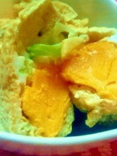 大人も子供も大好き♪卵と長ネギの巾着-レシピのメイン写真
