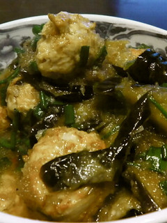 茄子と鶏団子の揚げ煮を作って冷やす！-レシピのメイン写真