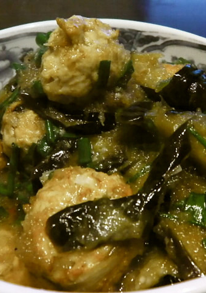 茄子と鶏団子の揚げ煮を作って冷やす！-レシピのメイン写真