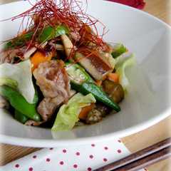 รูปของ 豚肉と茄子のオイスターソース炒め