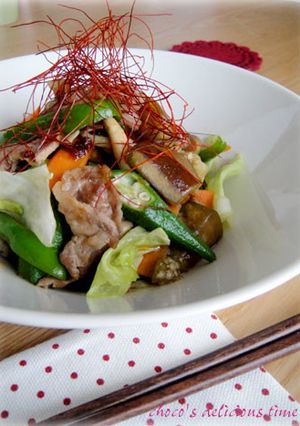 豚肉と茄子のオイスターソース炒め-レシピのメイン写真