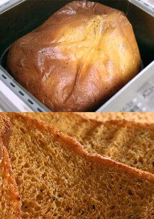 大豆粉のトマトバジルパン-レシピのメイン写真