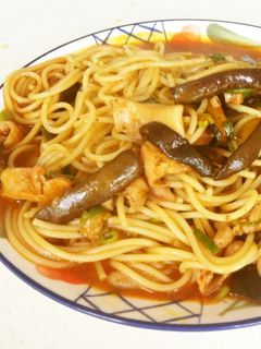 韓風パスタ 鶏と茄子のコチュジャンソース-レシピのメイン写真