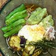 夏野菜たっぷり!おろしそば