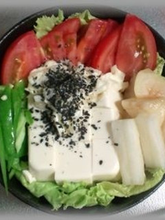 トマトと豆腐のサラダ-レシピのメイン写真