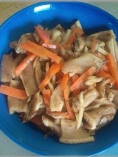 切り干し大根のごま油炒め -レシピのメイン写真