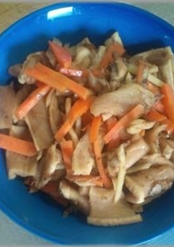 切り干し大根のごま油炒め　-レシピのメイン写真