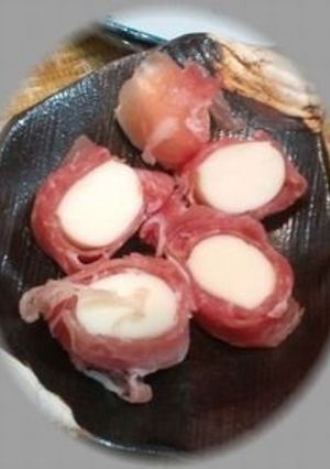 プロセスチーズの生ハム巻き-レシピのメイン写真