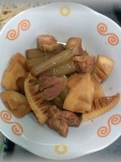 タケノコとふきの煮物-レシピのメイン写真