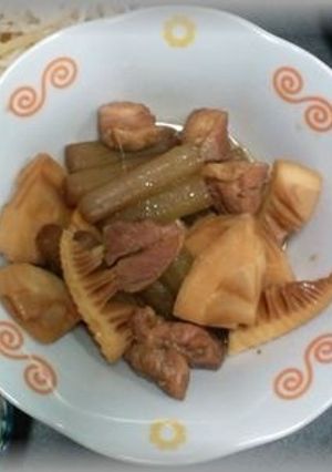 タケノコとふきの煮物-レシピのメイン写真