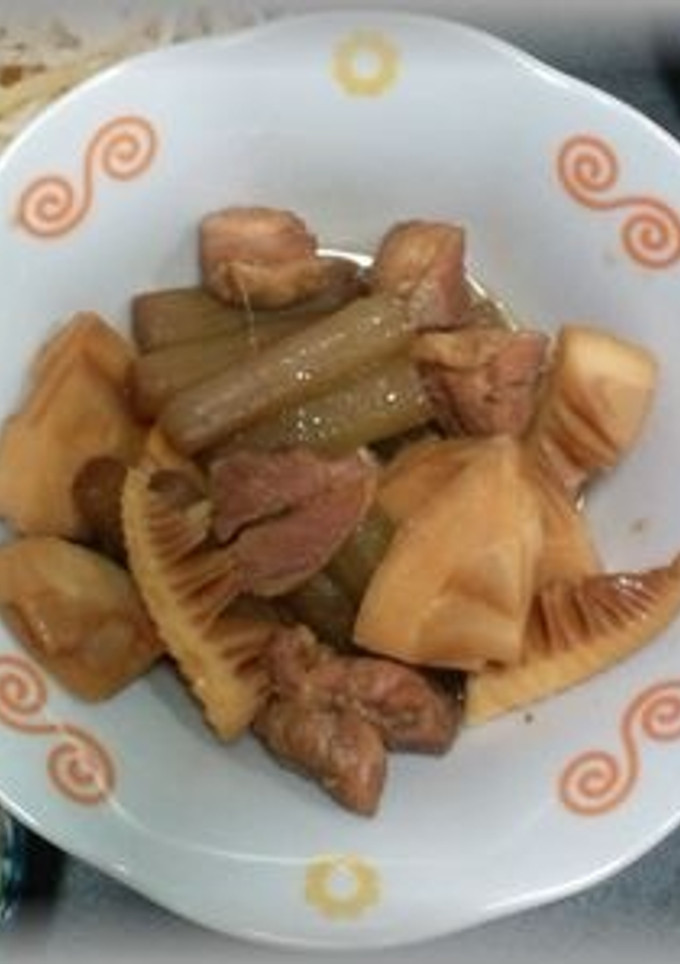 タケノコとふきの煮物-レシピのメイン写真