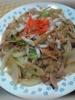 オイスターソースで作る「焼きうどん」-レシピのメイン写真