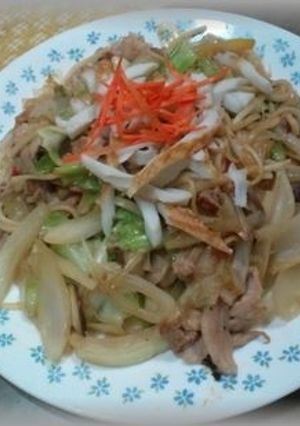 オイスターソースで作る「焼きうどん」-レシピのメイン写真