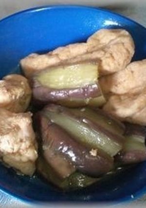 冷製：厚揚げとナスの煮物　-レシピのメイン写真