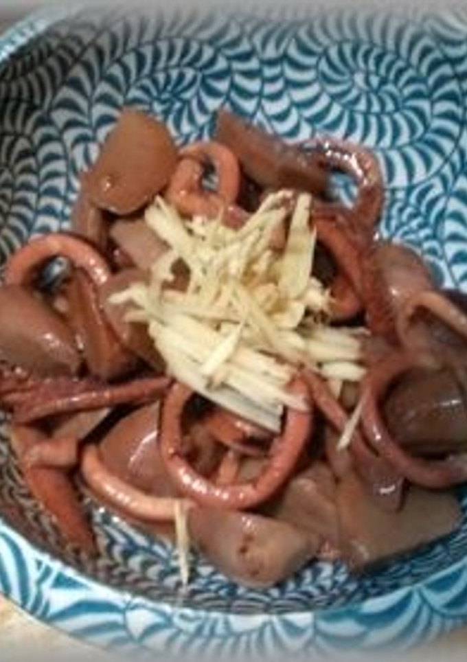 里芋とイカの煮物　-レシピのメイン写真