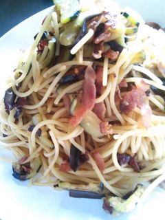 ズッキーニとナスの和風パスタ-レシピのメイン写真