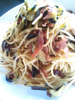ズッキーニとナスの和風パスタ-レシピのメイン写真