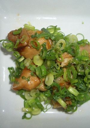 超簡単おつまみ！　鶏ネギ-レシピのメイン写真