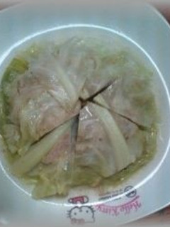 簡単「豚肉とキャベツのミルフィーユ風蒸し-レシピのメイン写真