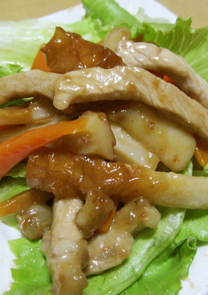豚肉とちくわのオイスターにんにく風味炒め-レシピのメイン写真