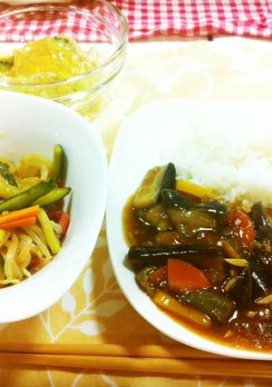 ノーミートなマーボー茄子丼-レシピのメイン写真