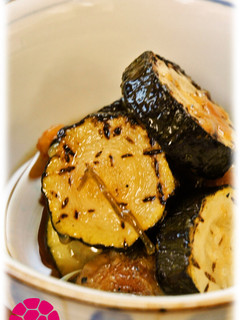 さっぱり♪ズッキーニの網焼き昆布梅風味-レシピのメイン写真