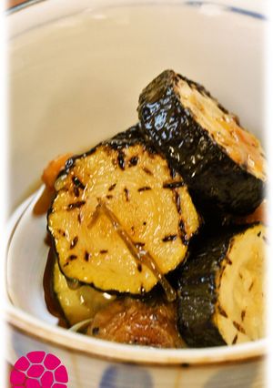 さっぱり♪ズッキーニの網焼き昆布梅風味-レシピのメイン写真