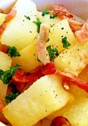大根＆ベーコン炒め煮-レシピのメイン写真