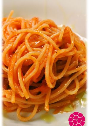トマトとはちみつ梅の冷製パスタ-レシピのメイン写真