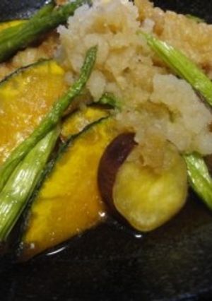 豚肉と揚げ野菜のみぞれ煮-レシピのメイン写真