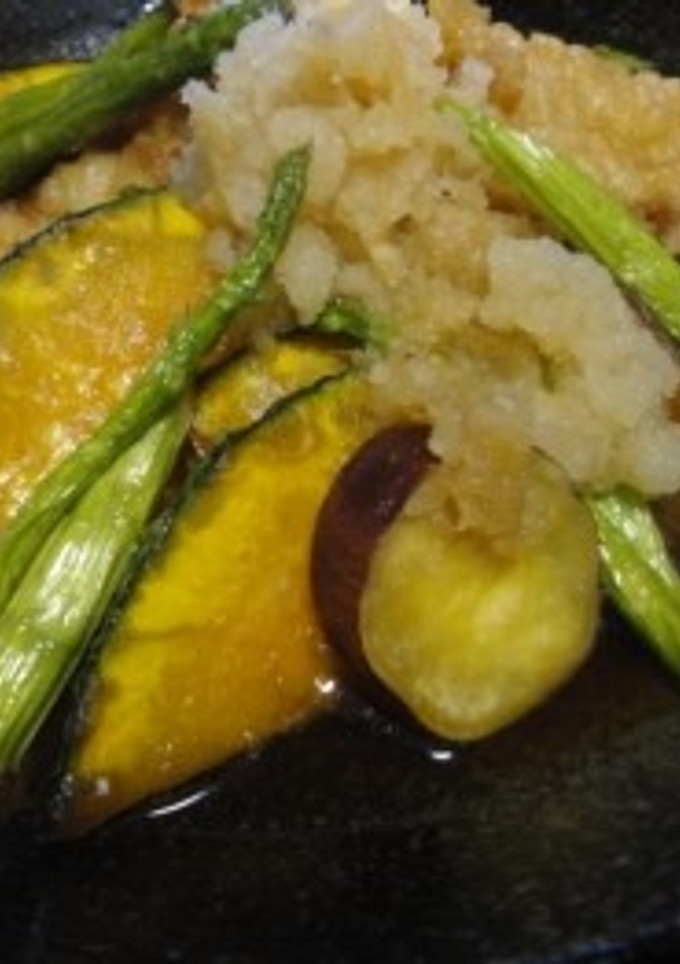 豚肉と揚げ野菜のみぞれ煮-レシピのメイン写真