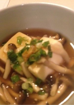 豆腐のキノコあんかけ-レシピのメイン写真