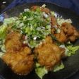 鶏のから揚げねぎソースがけ