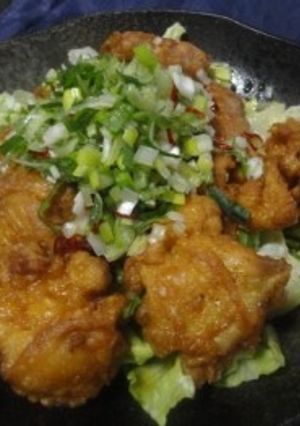 鶏のから揚げねぎソースがけ-レシピのメイン写真