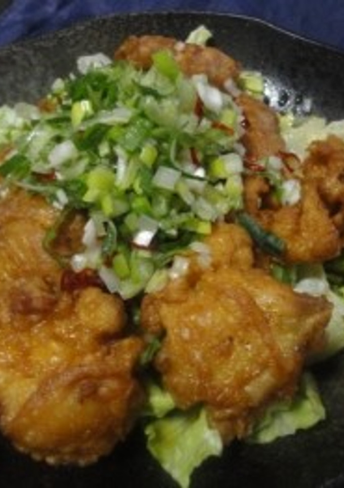 鶏のから揚げねぎソースがけ-レシピのメイン写真