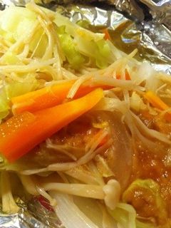 野菜たっぷり鮭のホイル焼き♬-レシピのメイン写真