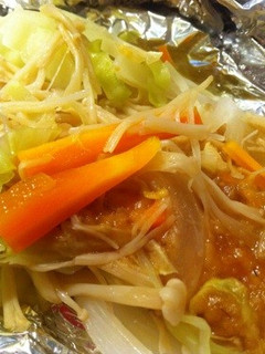 野菜たっぷり鮭のホイル焼き♬-レシピのメイン写真