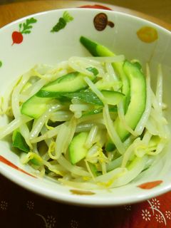 白だしで作るもやしときゅうりのナムル-レシピのメイン写真