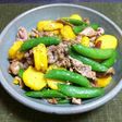 豚肉とジャガイモのにんにく炒め