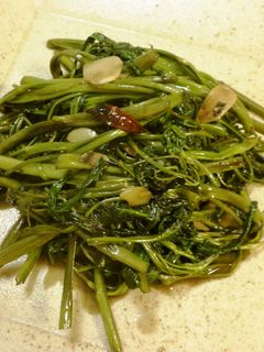 アンチョビで本場の味!空芯菜にんにく炒め-レシピのメイン写真