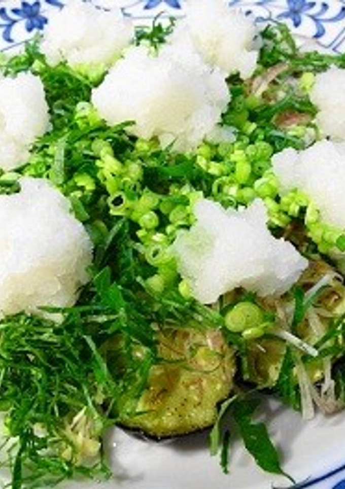 茄子のたたき～みぞれ添え-レシピのメイン写真